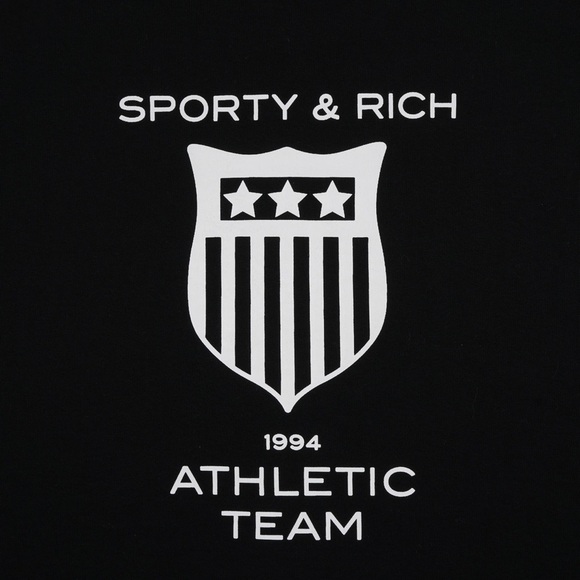 🍂Sporty & Rich Athletic Team Crewneck - Black - Picture 3 of 13